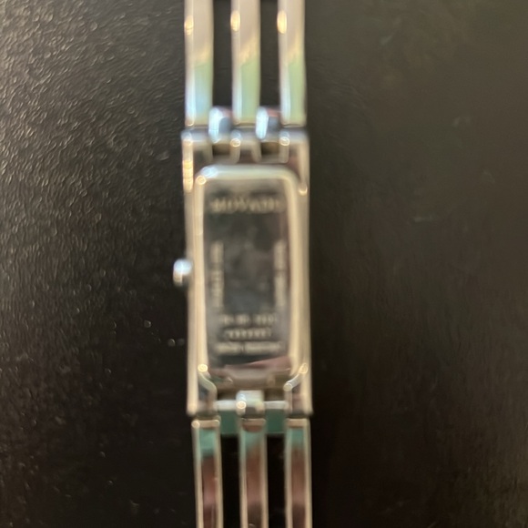 Movado Esperenza Black Dial Stainless Steel Ladies Quartz Watch - Picture 2 of 2